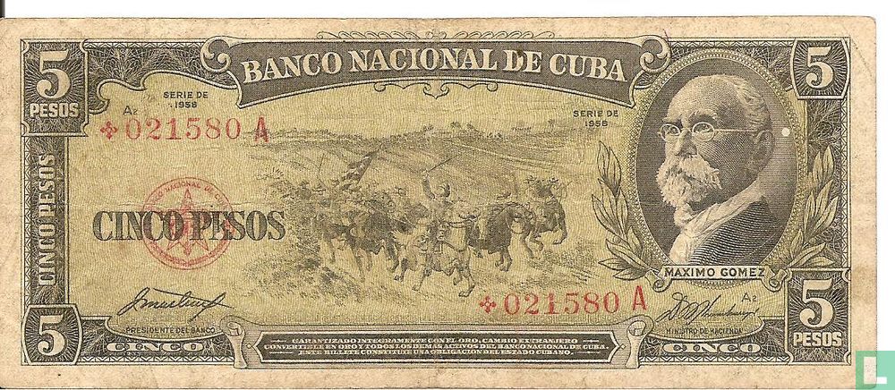 Cuba 5 pesos