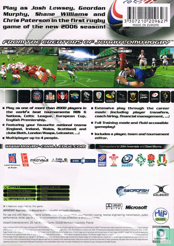 Rugby Challenge 2006