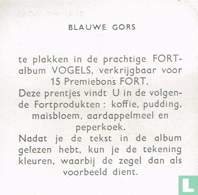 Blauwe gors