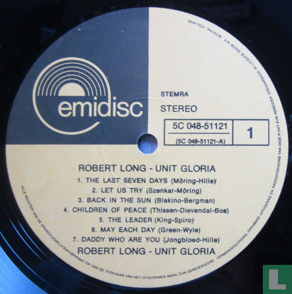 Robert Long & Unit Gloria 
