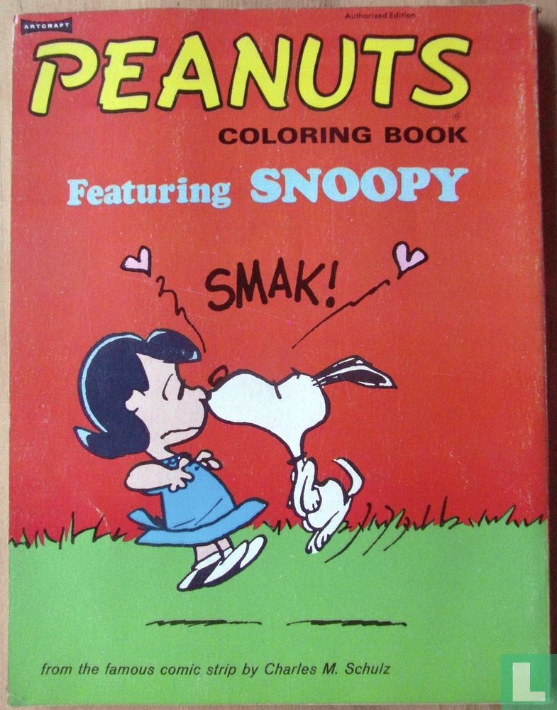 Peanuts Snoopy coloring book