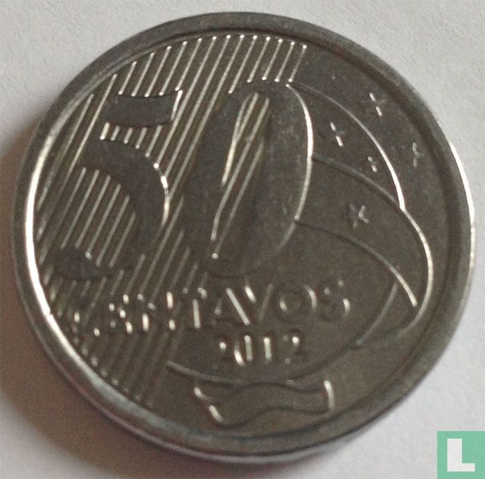 Brésil 50 centavos 2012
