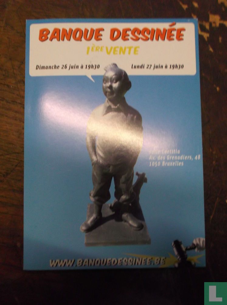 1ème vente Banque Dessinée