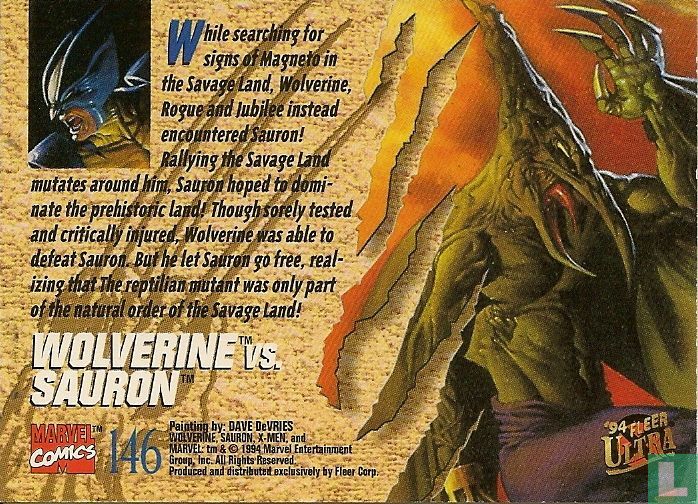 Wolverine vs. Sauron