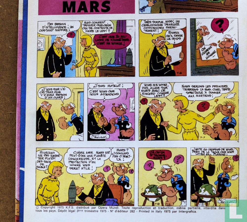 Popeye sur mars