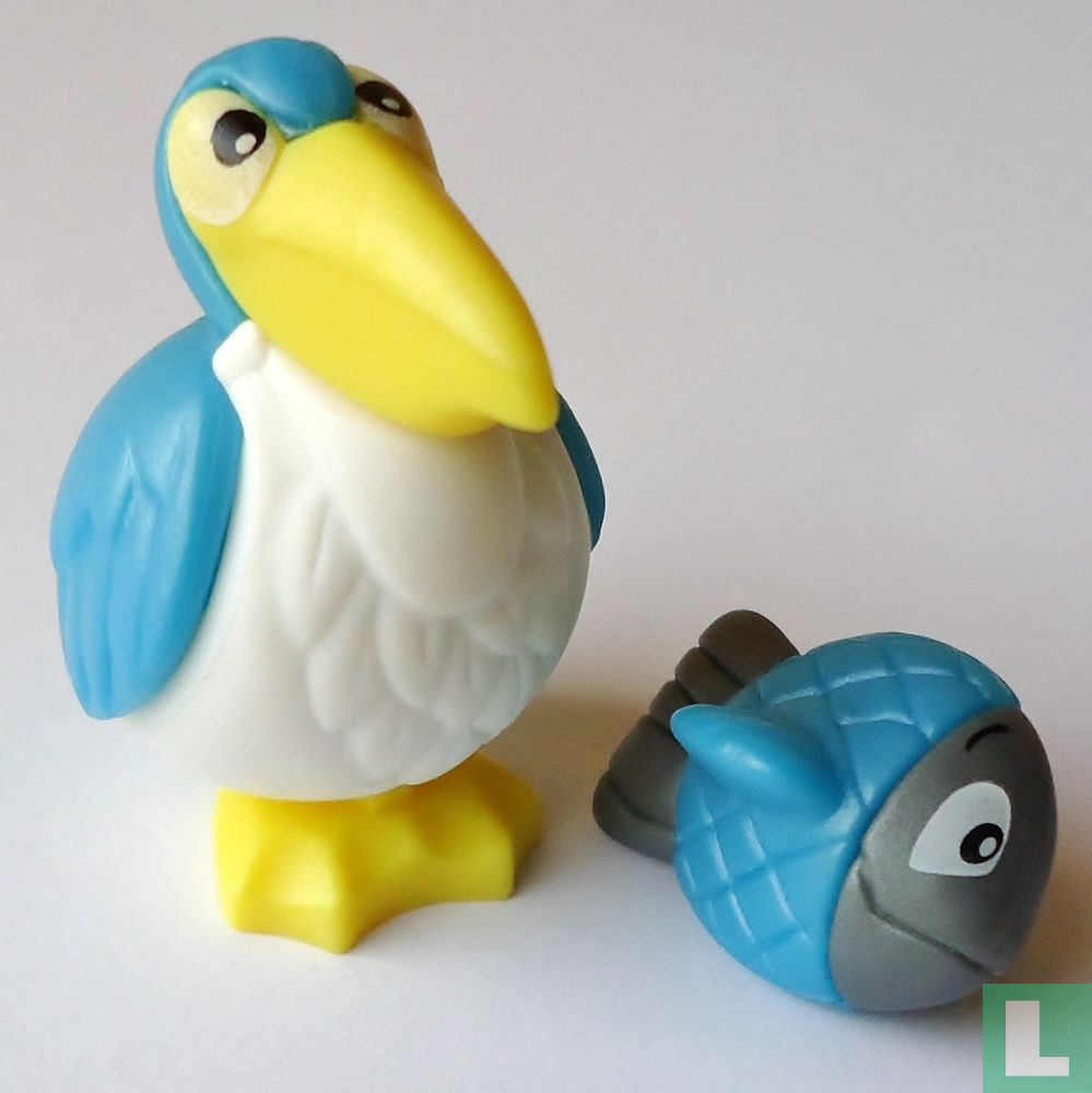 Oiseau avec poisson