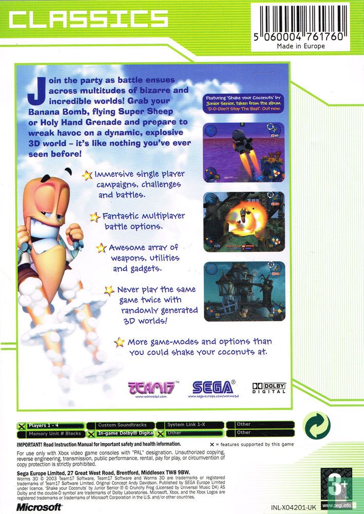 Worms 3D 