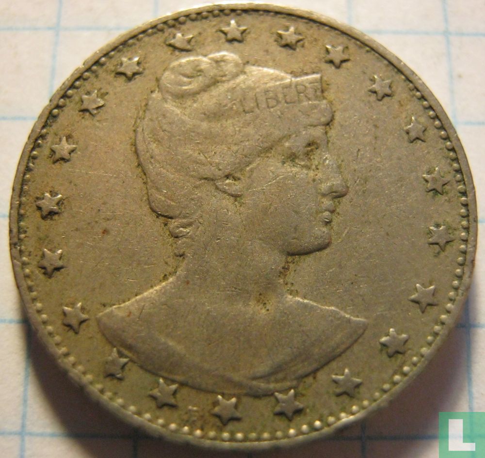 Brasilien 100 Réis 1901