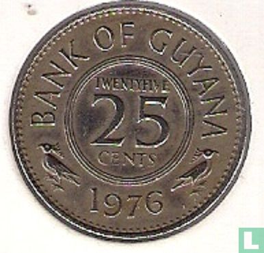 Guyana 25 cent 1976