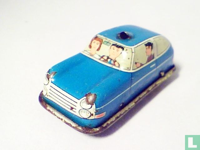 Bergbahn auto blauw
