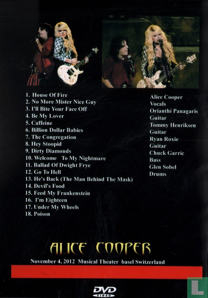 Alice Cooper AVO session Basel