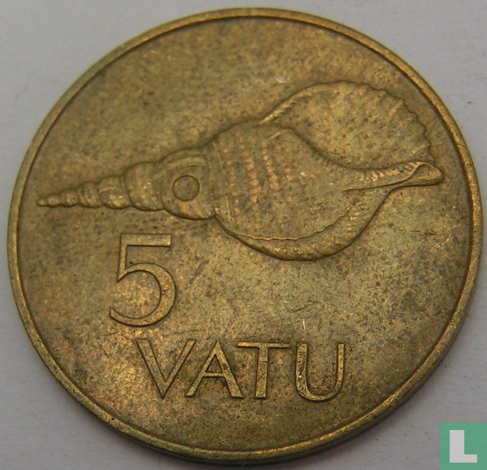 Vanuatu 5 vatu 1990