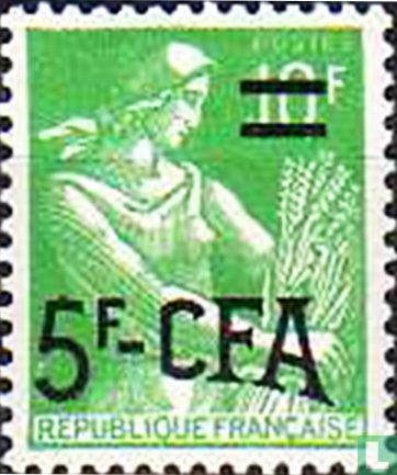 Moissonneuse, avec surcharge