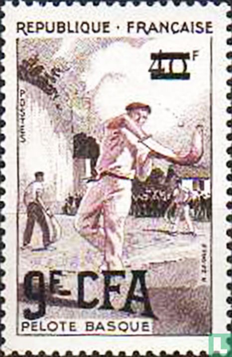 Pelote basque, avec surcharge