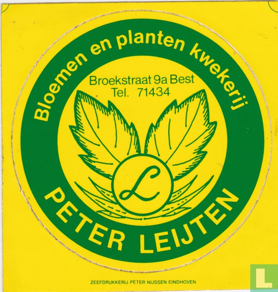Fysica verwijderen gereedschap Bloemen en planten kwekerij Peter Leijten (geel) - Peter Leijten - LastDodo