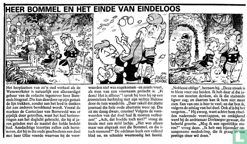Heer Bommel en het einde van eindeloos 