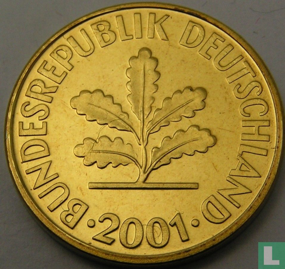 Deutschland 10 Pfennig 2001 (A)