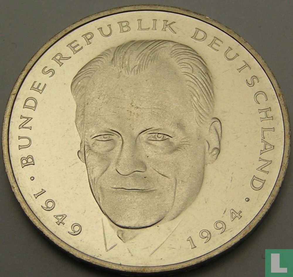 Duitsland 2 mark 2001 (A - Willy Brandt)