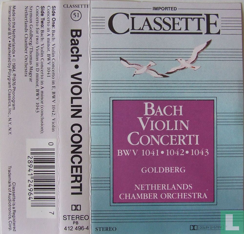 Bach  Violin Concerti  BWV 1041-1042-1043