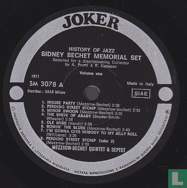 Sydney Bechet Memorial Set Volume 1