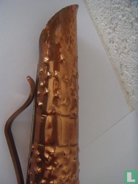 Handmade copper jug