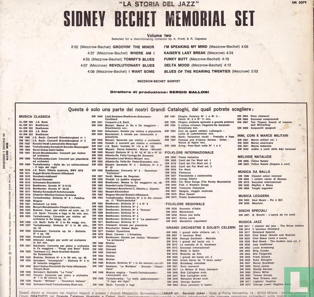 Sidney Bechet Memorial Set Volume 2