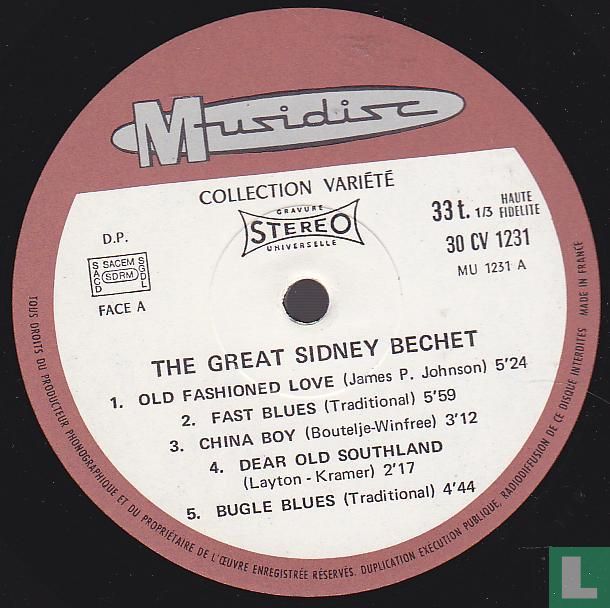 The great Sidney Bechet