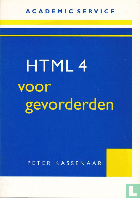 HTML 4 voor gevorderden