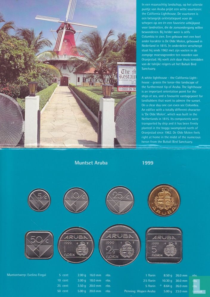 Aruba mint set 1999