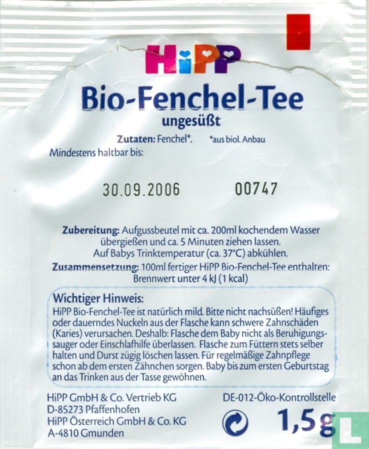 Bio-Fenchel-Tee