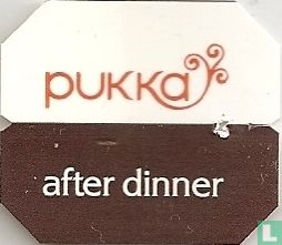 after dinner