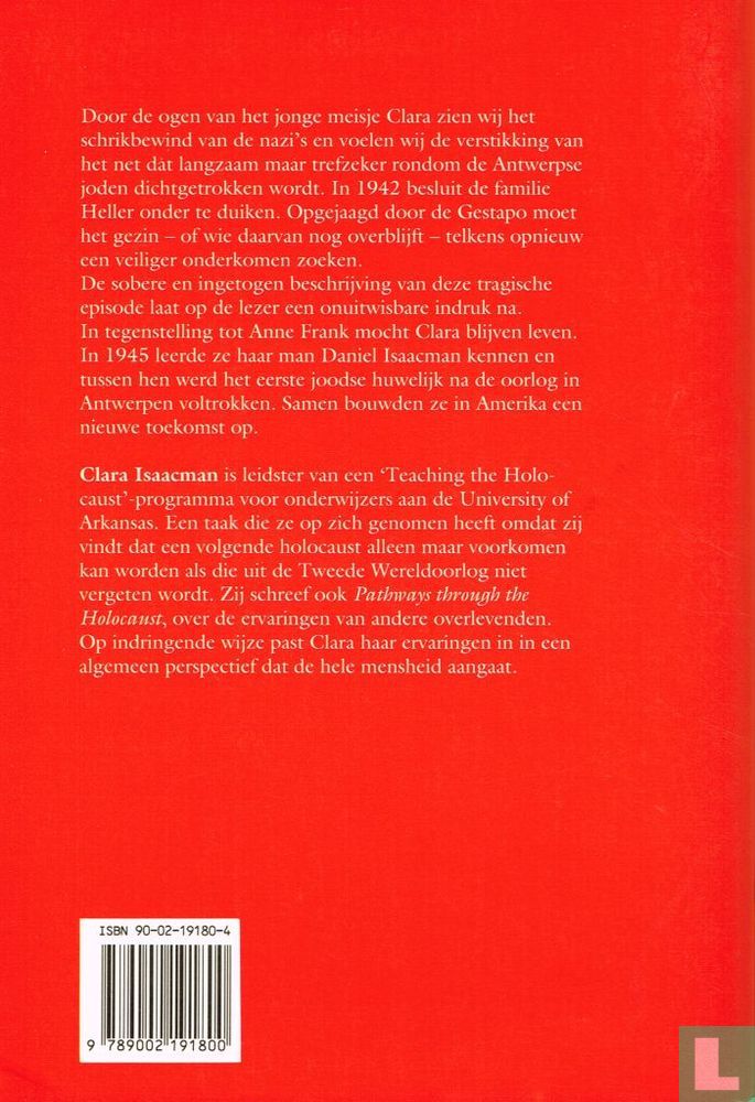 Jaren van angst (1992) - Isaacman, Clara - LastDodo
