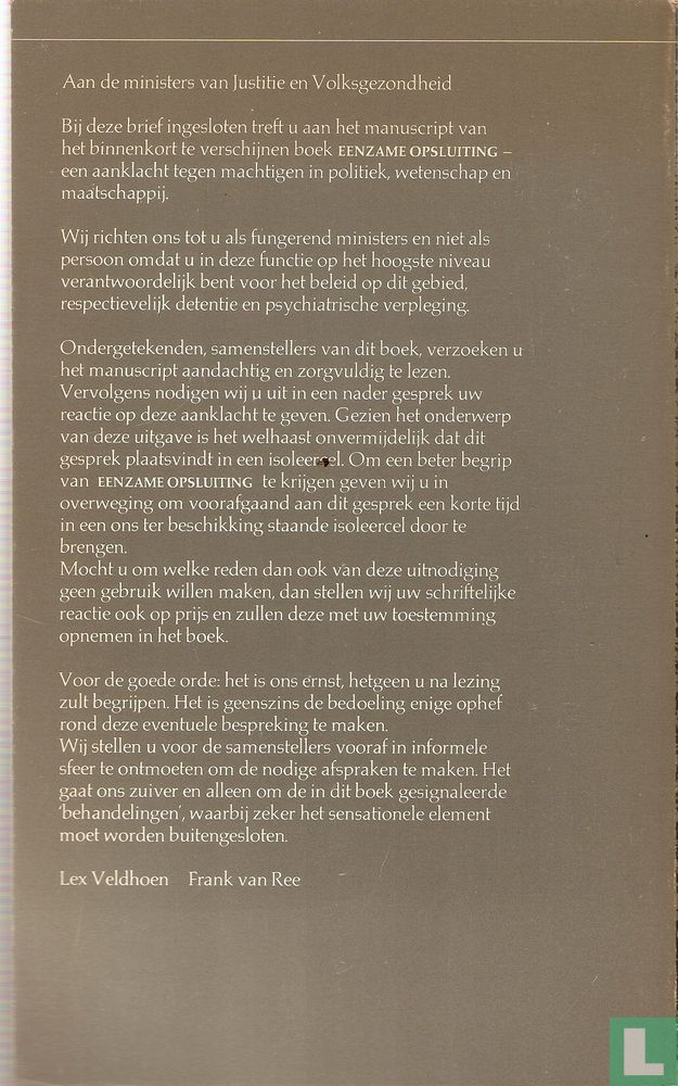 Eenzame opsluiting