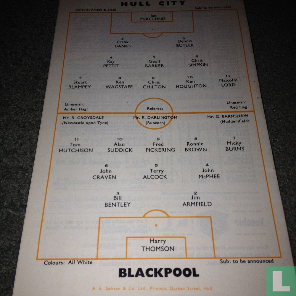 Hull City- Blackpool