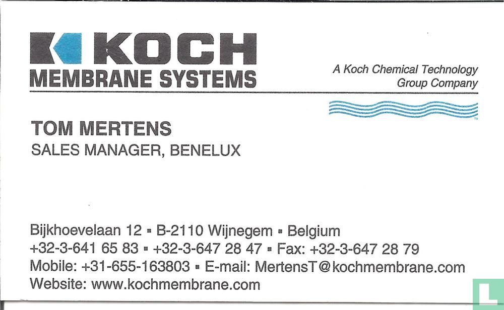 Systèmes de membranes Koch