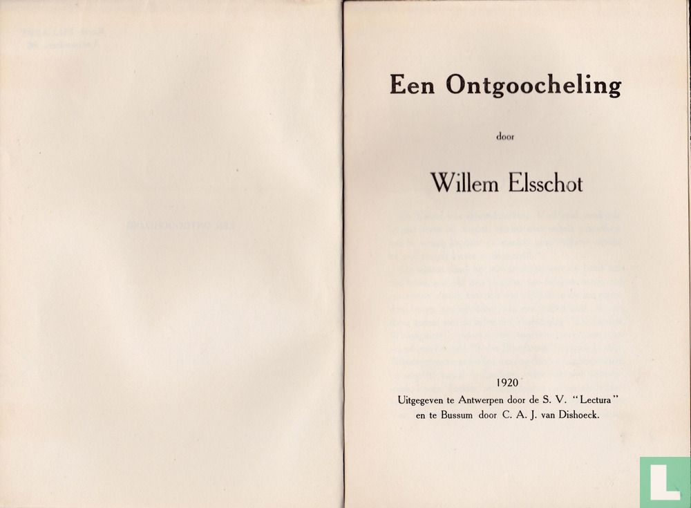 Een ontgoocheling