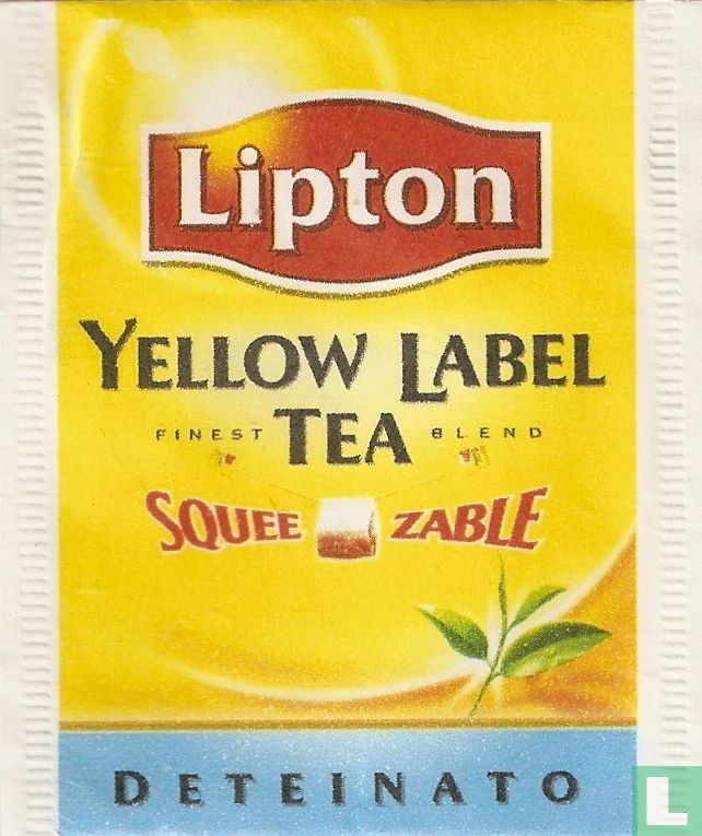 Yellow Label Tea Squeezable   