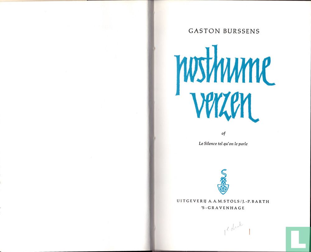 Posthume verzen