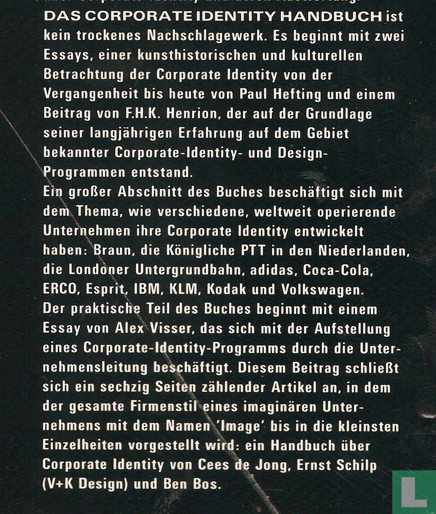 Corporate Identity Handbuch