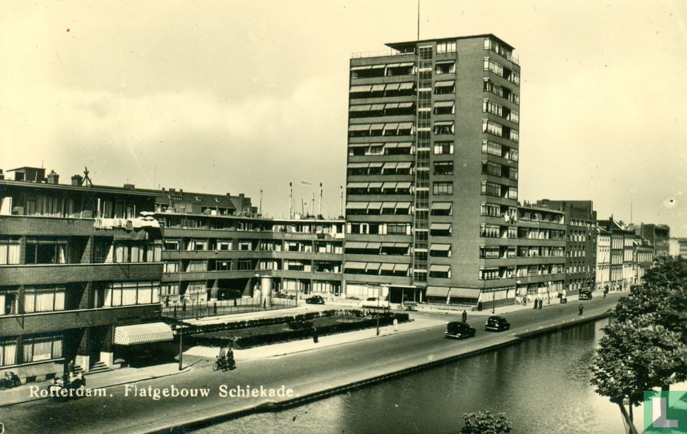 Rotterdam, Flatgebouw Schiekade