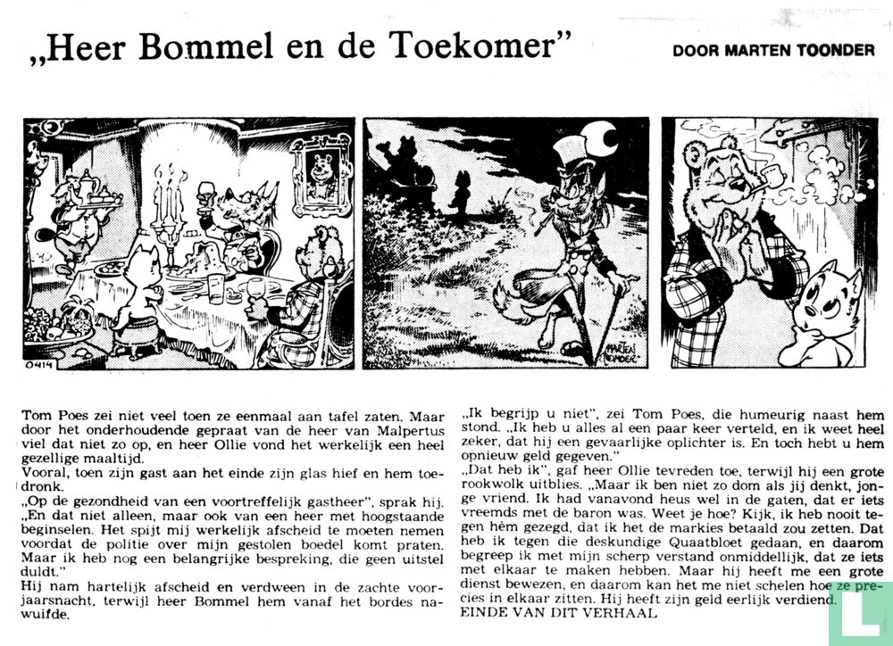 Mr. Bommel and the Comer