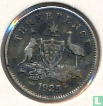 Australien 3 Pence 1925