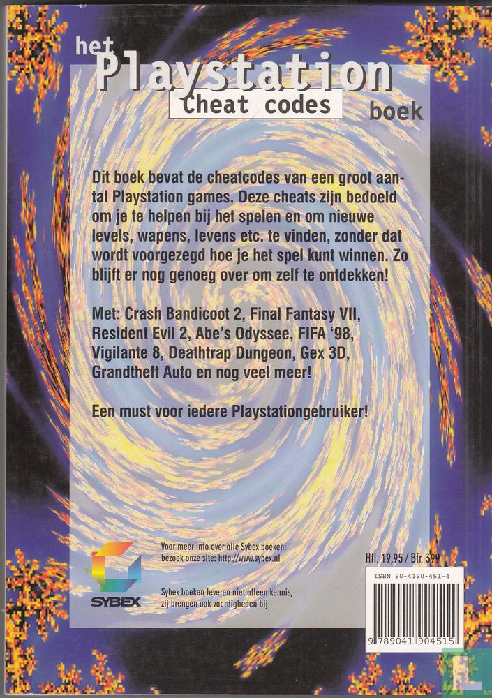 Het Playstation Cheat codes boek