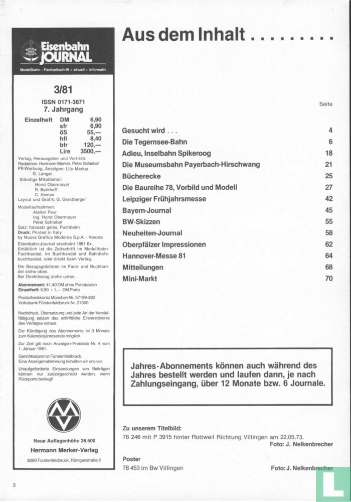 Eisenbahn  Journal 3