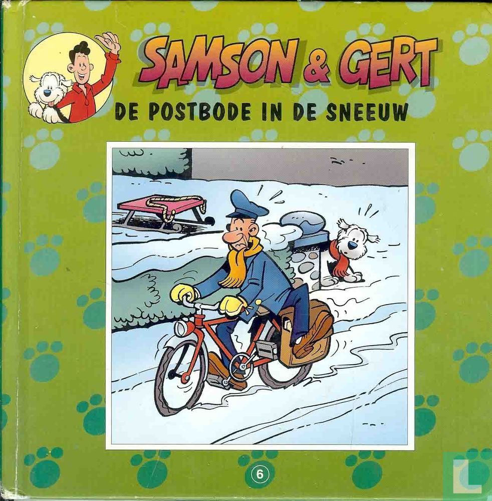 De postbode in de sneeuw