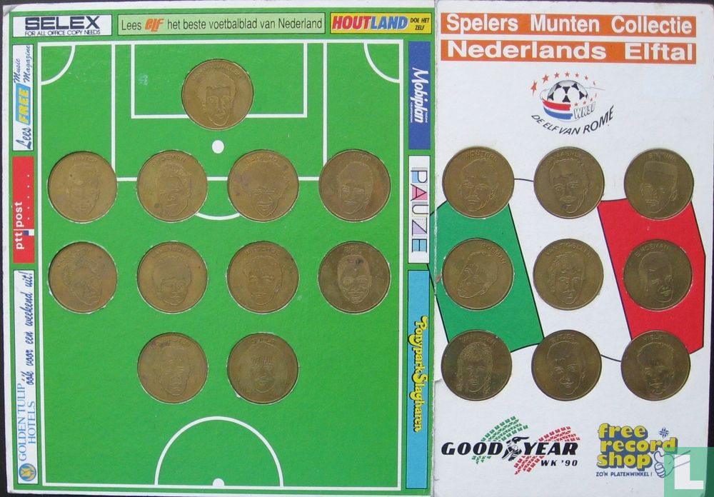Fantastisch Oorzaak Katholiek Spelers Munten Collectie Nederlands Elftal (1990) - Commercial tokens with  no payment value - LastDodo