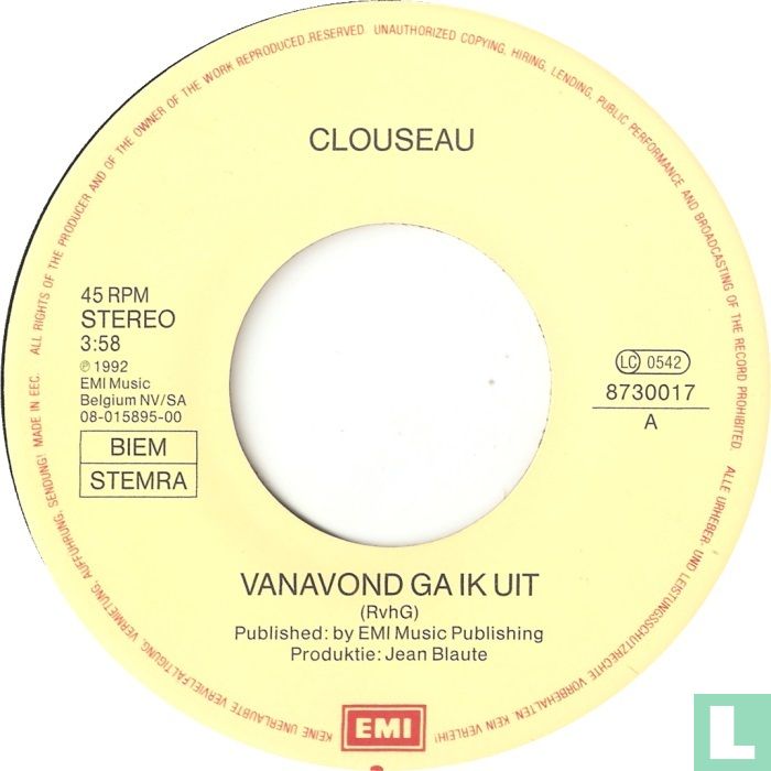 Vanavond ga ik uit