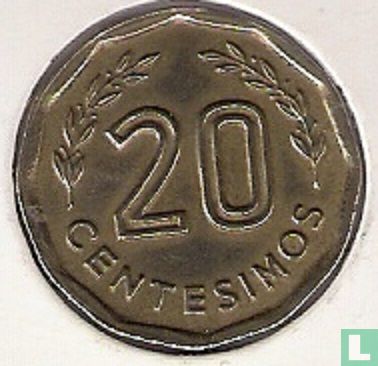 Uruguay 20 centesimos 1976