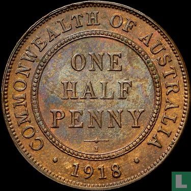 Australia ½ penny 1918