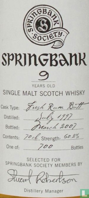 Springbank 9 y.o.